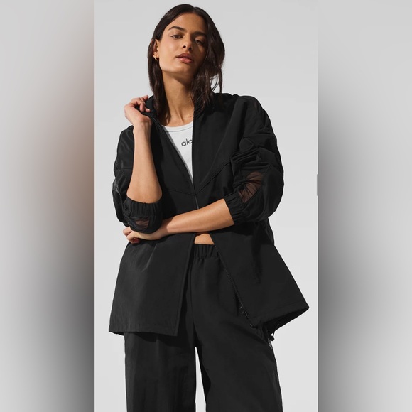 ALO Yoga Jackets & Blazers - ALO Yoga NWOT Origin Full Zip Track Jacket Black Size M